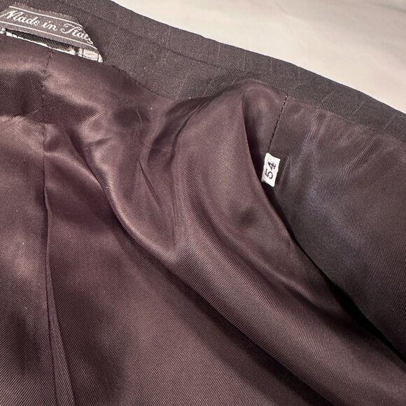 Versace Istante Mens Blazer Italy Pinstripe Single Breasted Jacket 3 Button - Picture 6 of 16